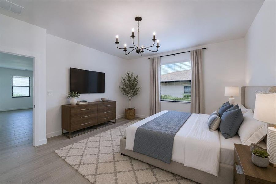 Furnished interior view inside a new home in , Bradenton (Image 17). Furnished interior view inside a new home in , Bradenton (Image 17).