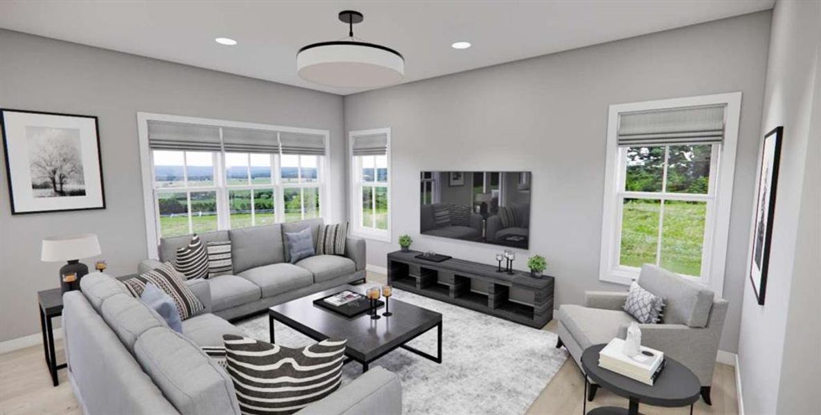 Furnished interior view inside a new home in , Carrollton (Image 33).