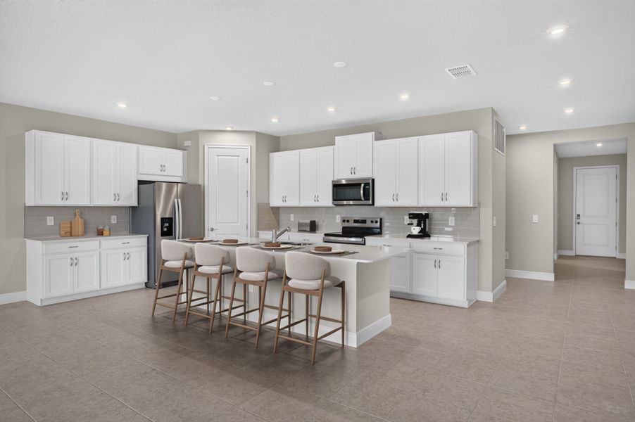 Furnished interior view inside a new home in Windwater, Parrish (Image 4).