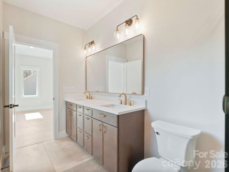 Furnished interior view inside a new home in , Hickory (Image 10).