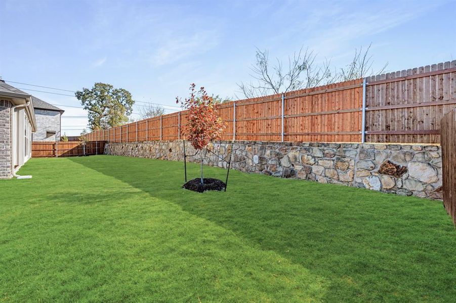 Exterior details and patio area of a home in Triple Diamond Ranch, Mansfield (Image 25).