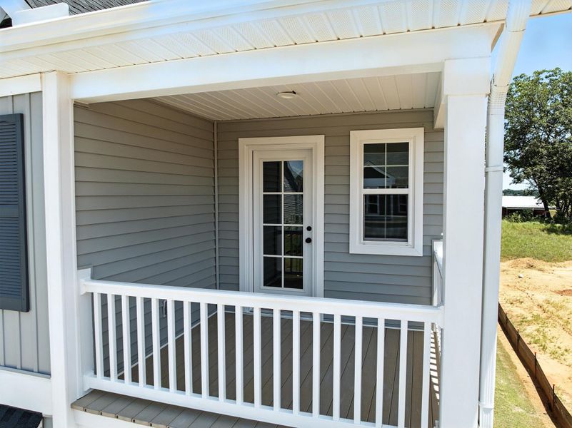 Exterior details and patio area of a home in , Summerville (Image 3).