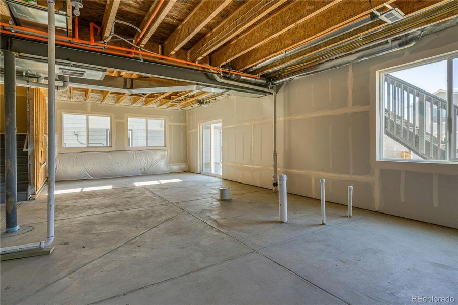 In-progress construction of a new home in Buffalo Highlands: The Flora Collection, Commerce City, CO (Image 35).