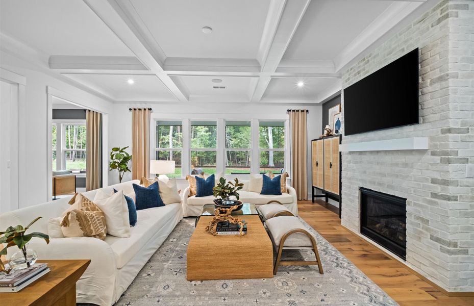 Furnished interior view inside a new home in Olmsted, Huntersville (Image 42). Furnished interior view inside a new home in Olmsted, Huntersville (Image 42).
