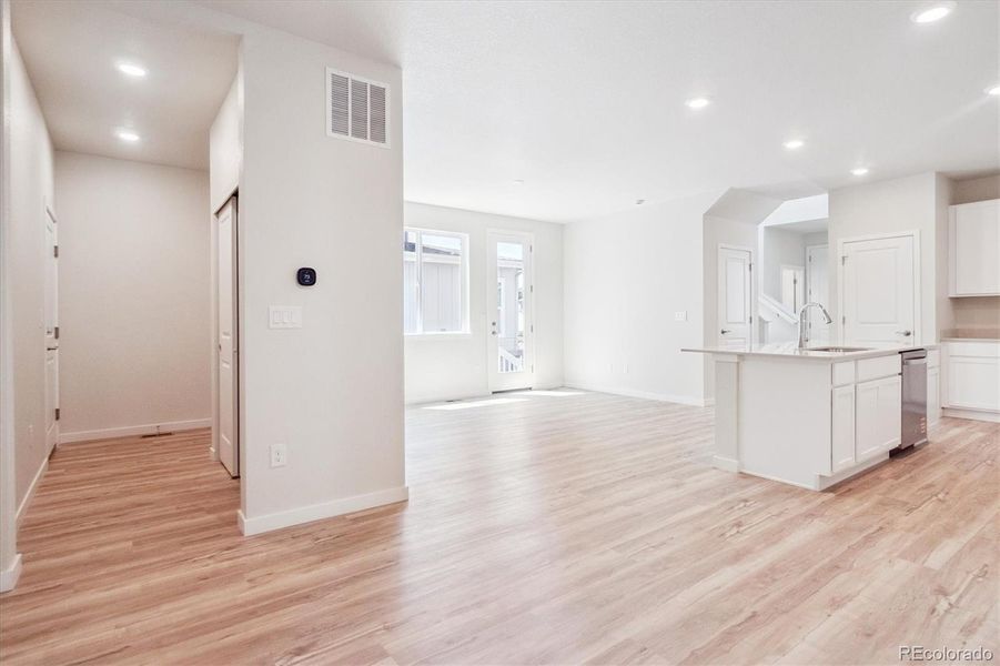 Spacious, unfurnished interior of a new home in Paired Homes at Alder Creek, Parker (Image 24). Spacious, unfurnished interior of a new home in Paired Homes at Alder Creek, Parker (Image 24).