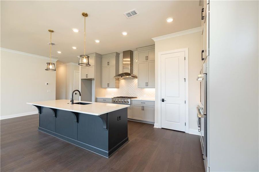 Furnished interior view inside a new home in Waterhaven, Cumming (Image 12).