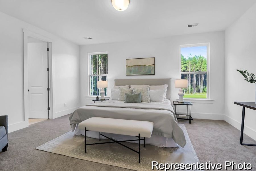 Furnished interior view inside a new home in Homecoming, Ravenel (Image 25).