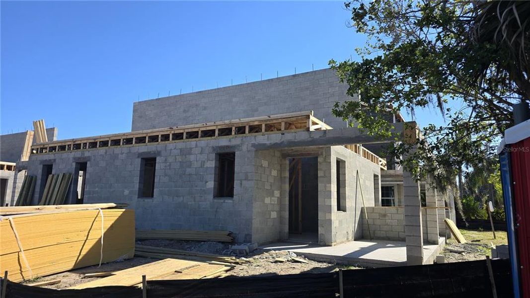 In-progress construction of a new home in , St. Petersburg, FL (Image 25).
