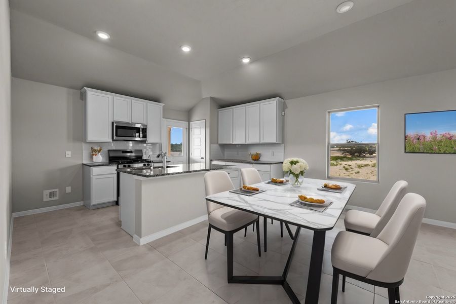Furnished interior view inside a new home in Mesquite Ridge, San Antonio (Image 15).