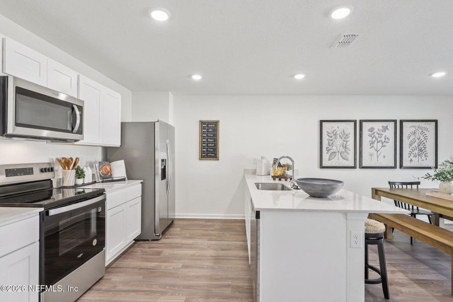 Furnished interior view inside a new home in , Jacksonville (Image 25).