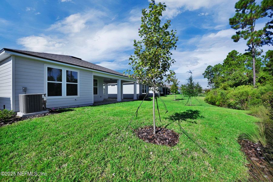 Exterior details and patio area of a home in Del Webb Nocatee, Ponte Vedra (Image 21).