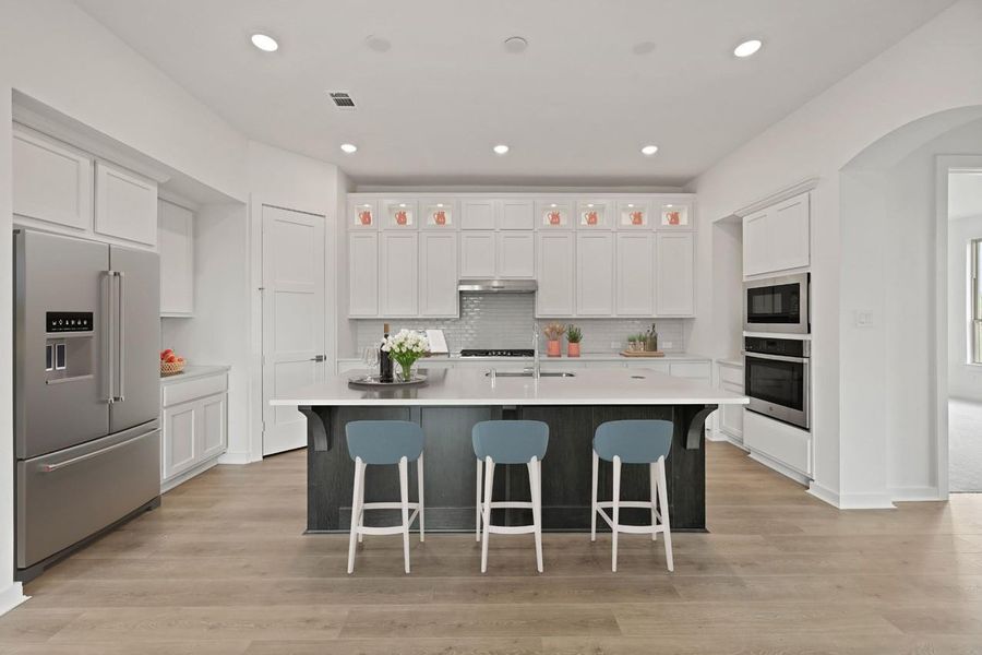 Furnished interior view inside a new home in Kresston: 55ft. lots, Magnolia (Image 8).