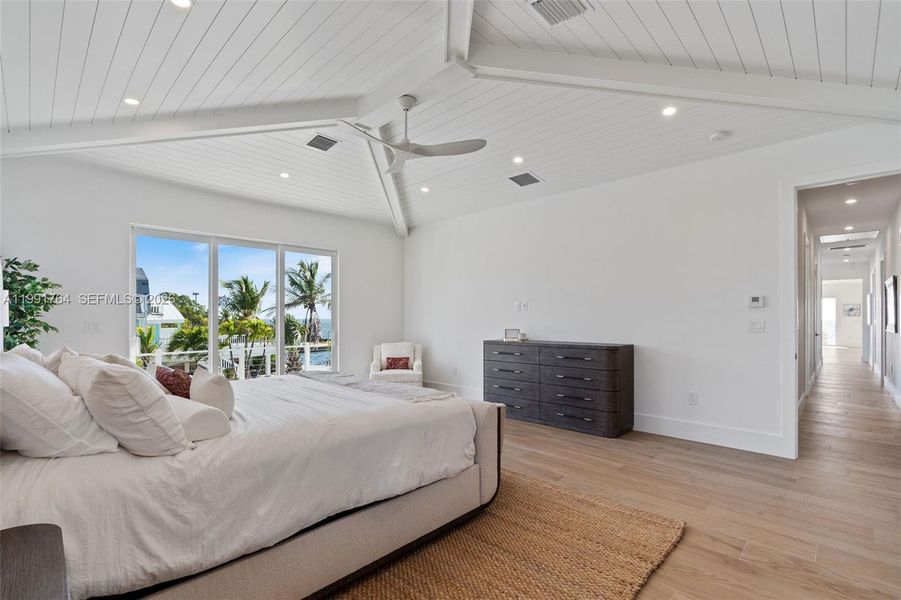 Furnished interior view inside a new home in , Key Largo (Image 56).