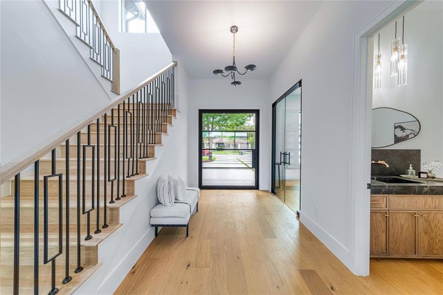 Furnished interior view inside a new home in , Farmers Branch (Image 4).