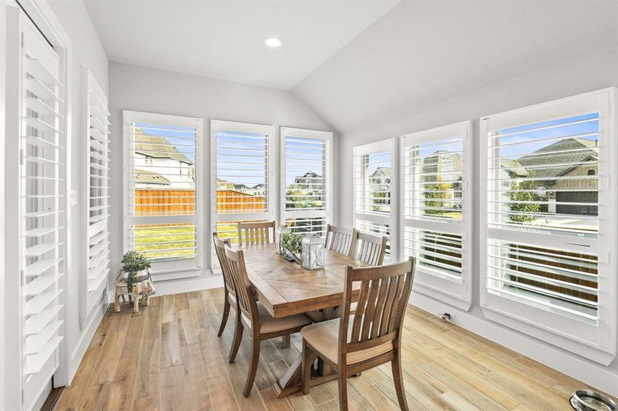 Furnished interior view inside a new home in Trinity Falls, McKinney (Image 32).
