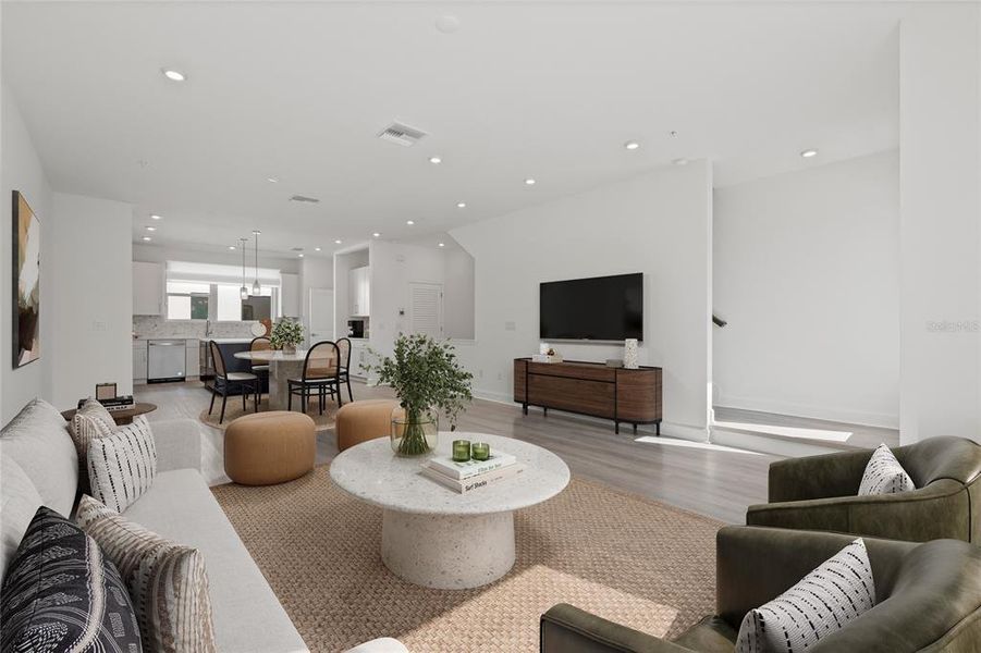 Furnished interior view inside a new home in Alante, St. Petersburg (Image 12).