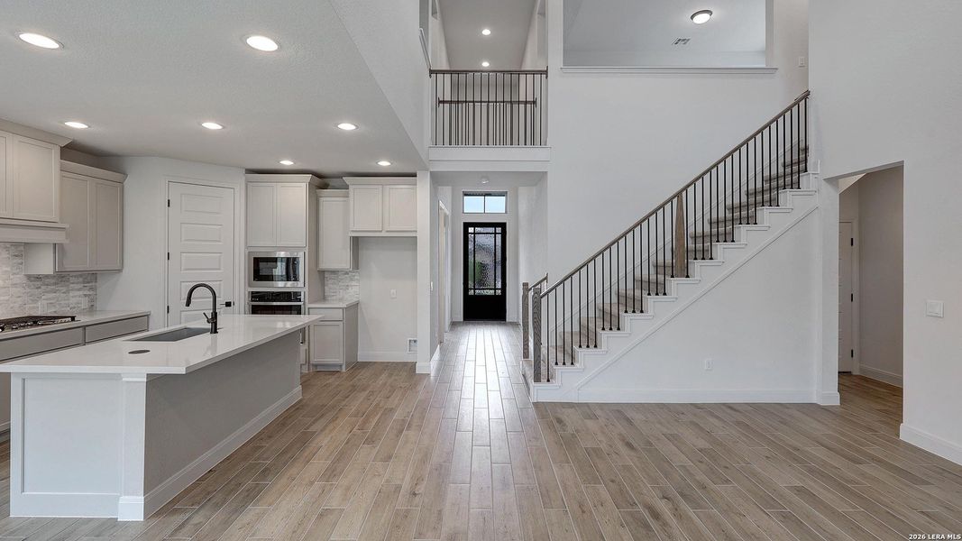 Furnished interior view inside a new home in VIDA, San Antonio (Image 7).