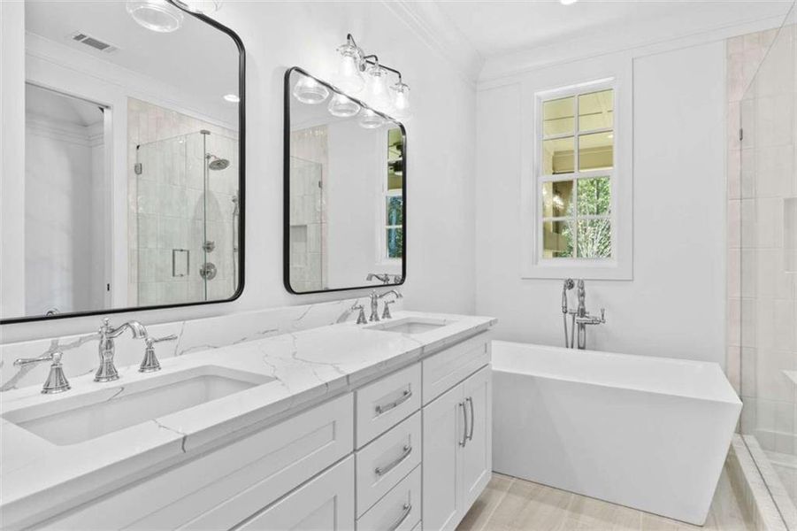 Furnished interior view inside a new home in , Peachtree City (Image 9).