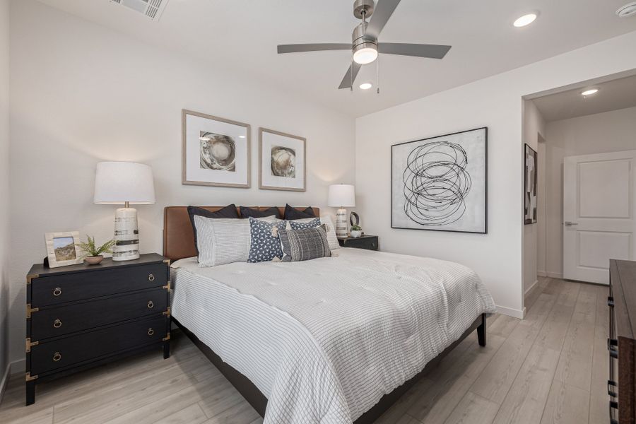 Furnished interior view inside a new home in The Residences at Victory Ridge, Colorado Springs (Image 16).