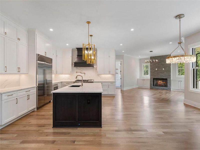 Furnished interior view inside a new home in , Atlanta (Image 35).