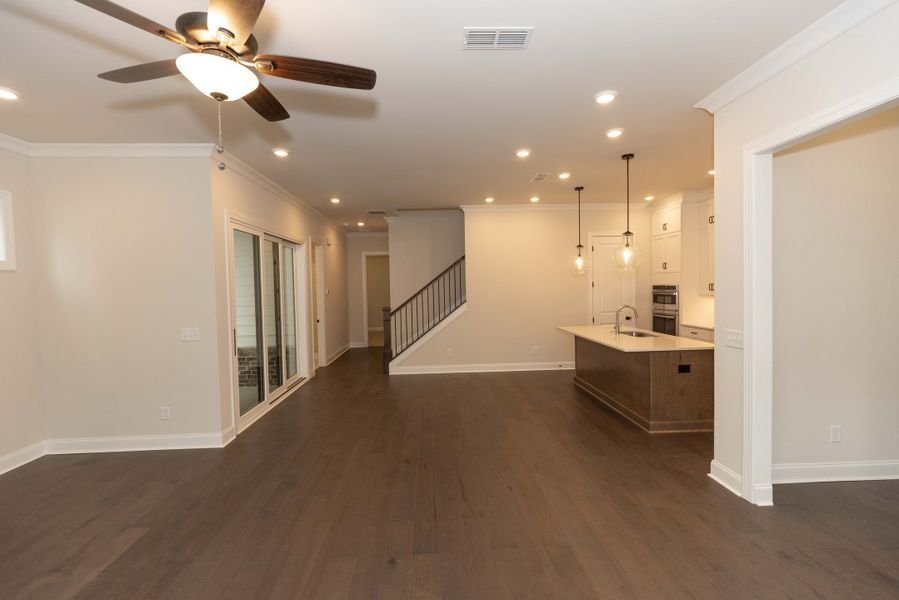 Representative unfurnished interior of a home built from the The Tensley by The Providence Group in Waterhaven, Cumming (Image 21).