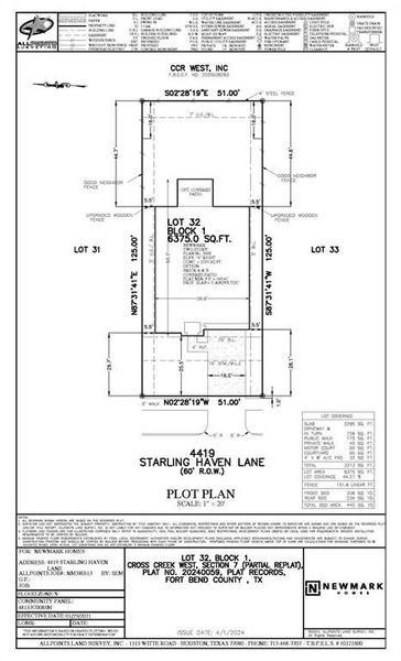 Plot Plan