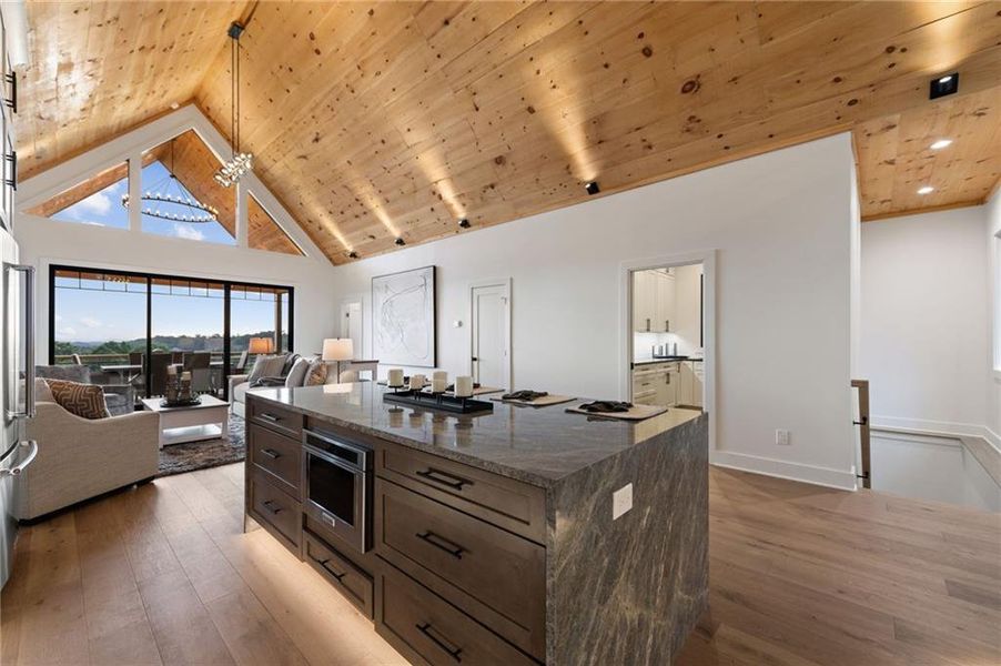 Furnished interior view inside a new home in , Morganton (Image 12).