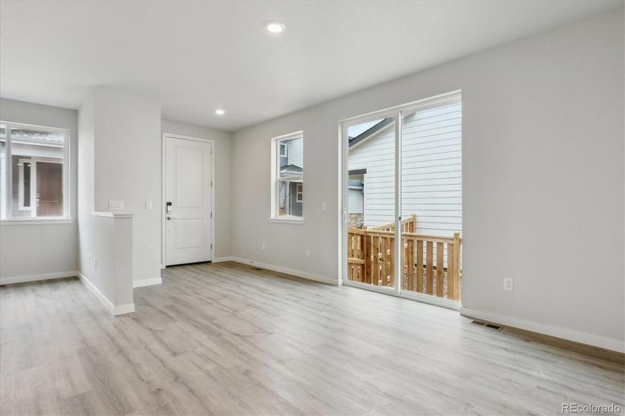 Spacious, unfurnished interior of a new home in Paired Homes at Alder Creek, Parker (Image 16).
