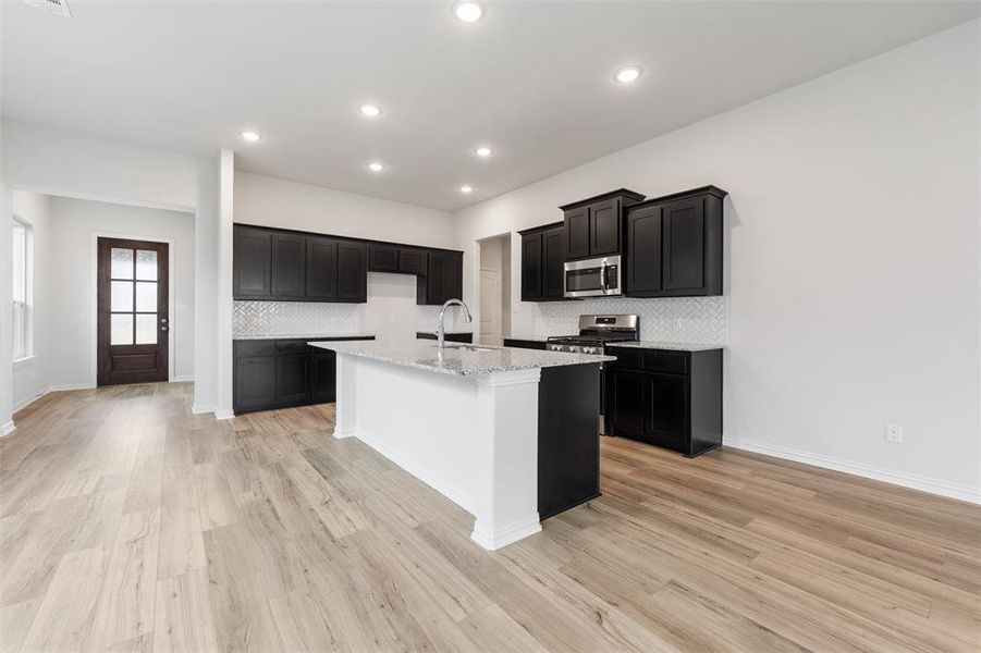 Furnished interior view inside a new home in Liberty Pointe, Gainesville (Image 8). Furnished interior view inside a new home in Liberty Pointe, Gainesville (Image 8).