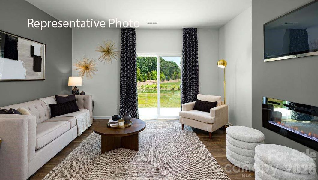 Furnished interior view inside a new home in Brandon Creek, Gastonia (Image 10).