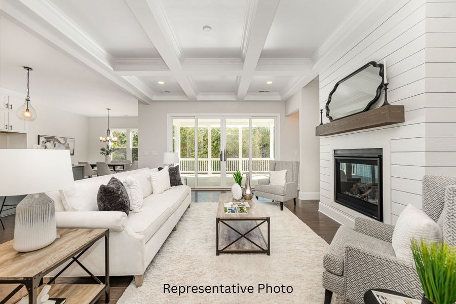 Furnished interior view inside a new home in Shepherds Trace, Clover (Image 11).