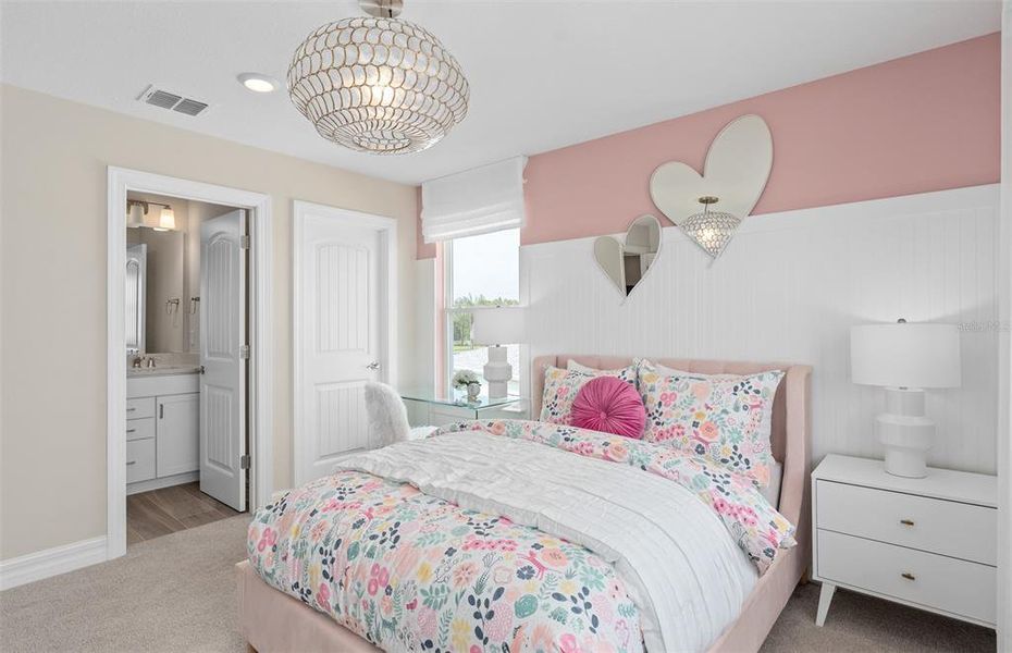 Furnished interior view inside a new home in Winter Grove, Winter Garden (Image 33).