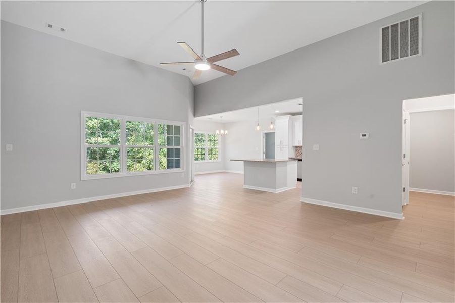 Spacious, unfurnished interior of a new home in , Gray (Image 40).