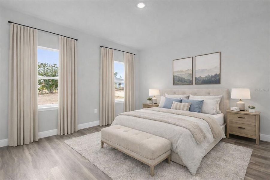 Furnished interior view inside a new home in , Ocala (Image 9).