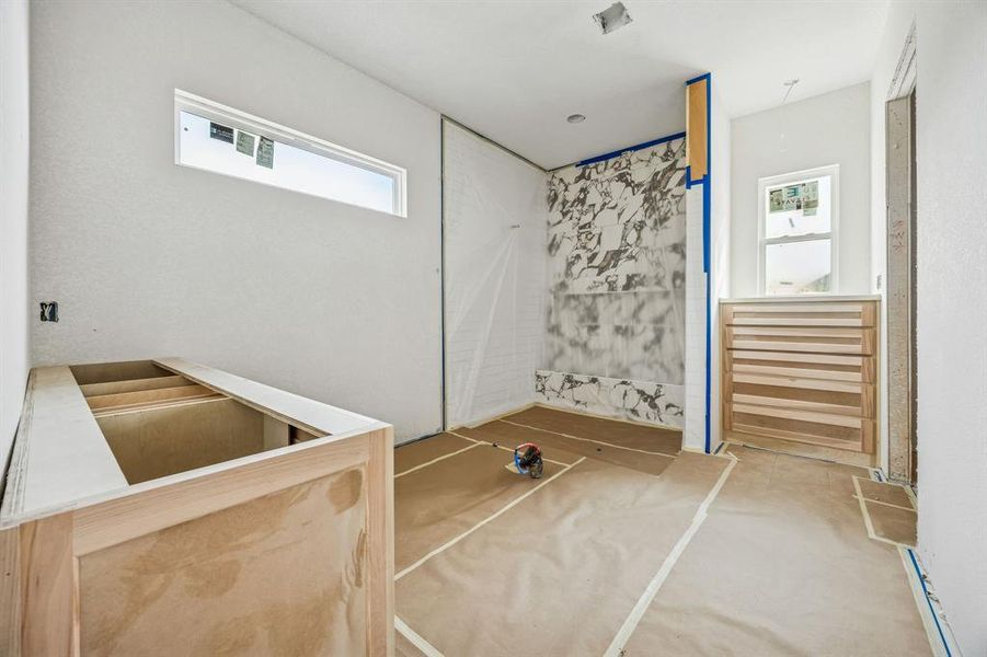 In-progress construction of a new home in RangeWood, Weatherford, TX (Image 28). In-progress construction of a new home in RangeWood, Weatherford, TX (Image 28).