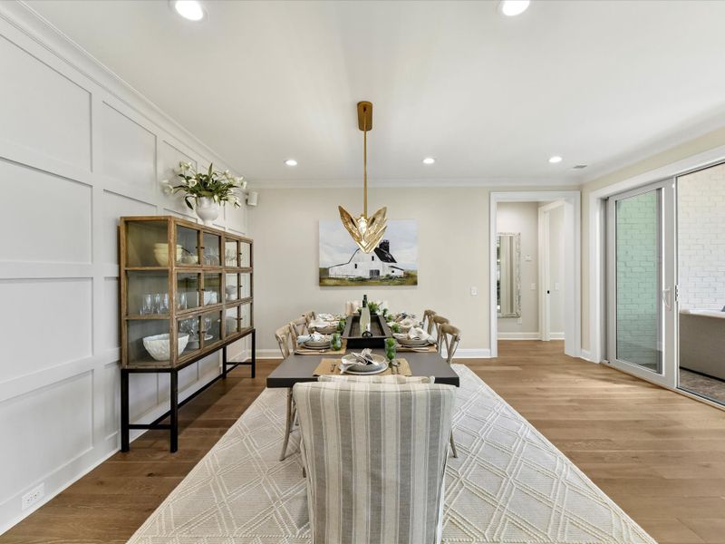Representative furnished interior of a home built from the Monterey by Classica Homes in Riverchase Estates, Lancaster (Image 12).
