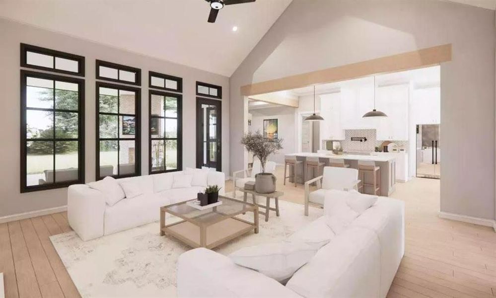 Furnished interior view inside a new home in , Cumming (Image 5).