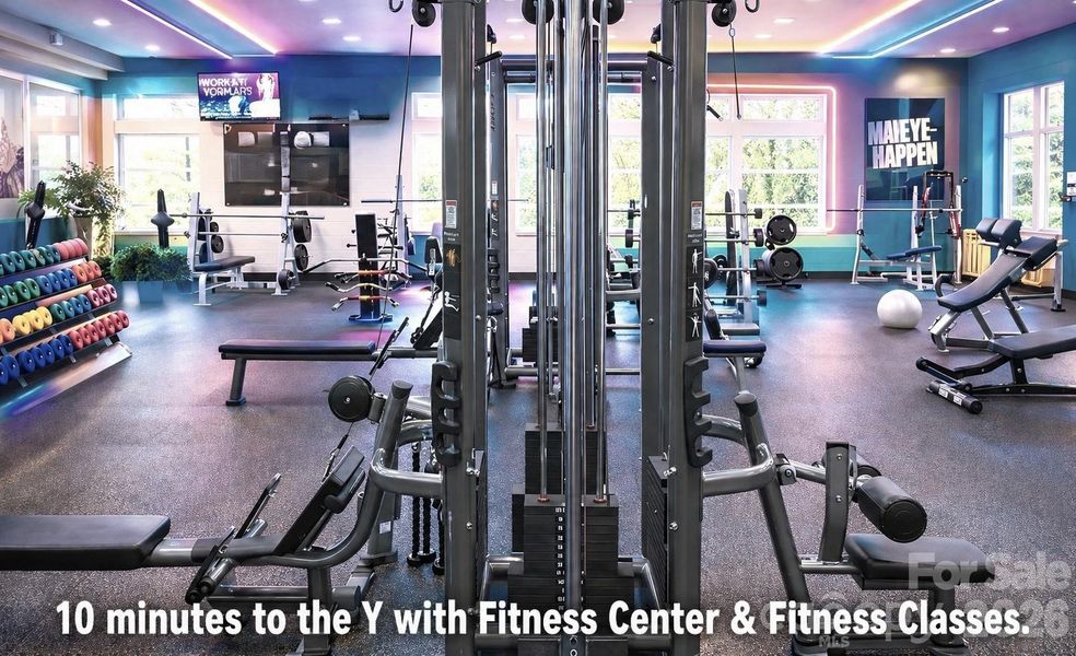 Y also has Fitness Center & classes.