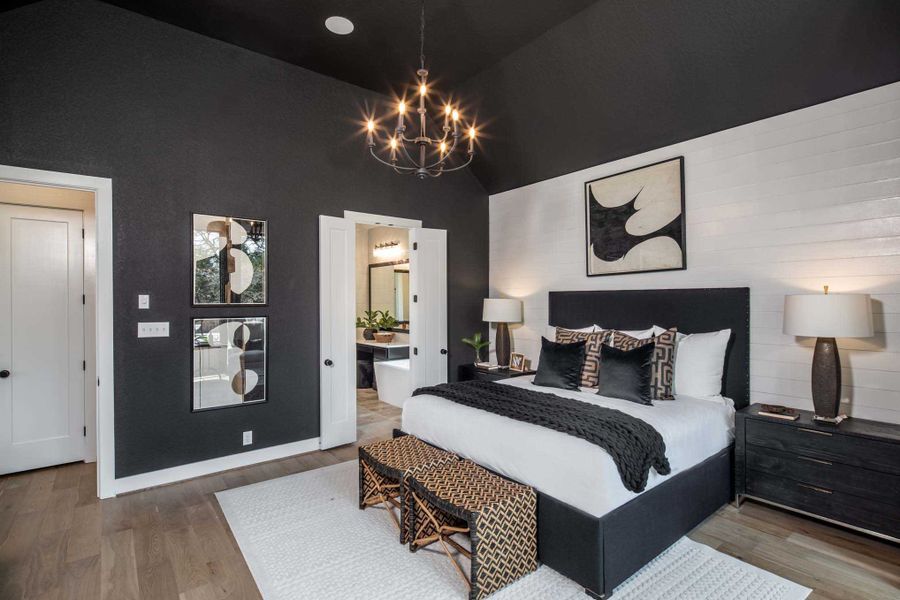 Representative furnished interior of a home built from the 216G by Highland Homes in Quail Hollow, Rockwall (Image 20).
