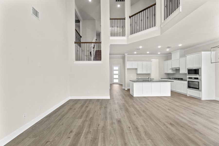 Representative unfurnished interior of a home built from the Chessel JS by Sandlin Homes in Timberbrook, Justin (Image 18).