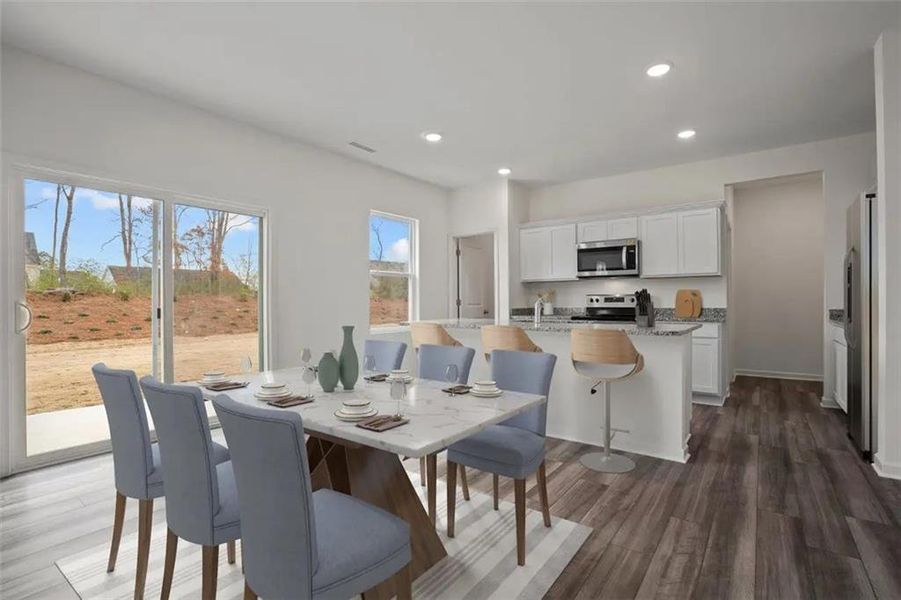 Furnished interior view inside a new home in Silverton, Dacula (Image 6).