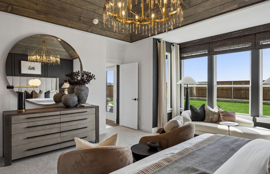 Representative furnished interior of a home built from the Rainier by Pulte Homes in Overland Grove, Forney (Image 13).