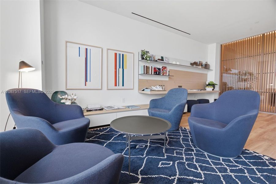 Furnished interior view inside a new home in , Miami (Image 18).