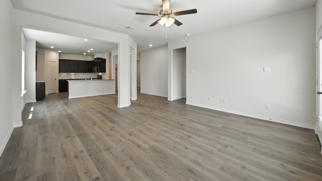 Representative unfurnished interior of a home built from the 3217 Amethyst by D.R. Horton in Silverado, Aubrey (Image 9).