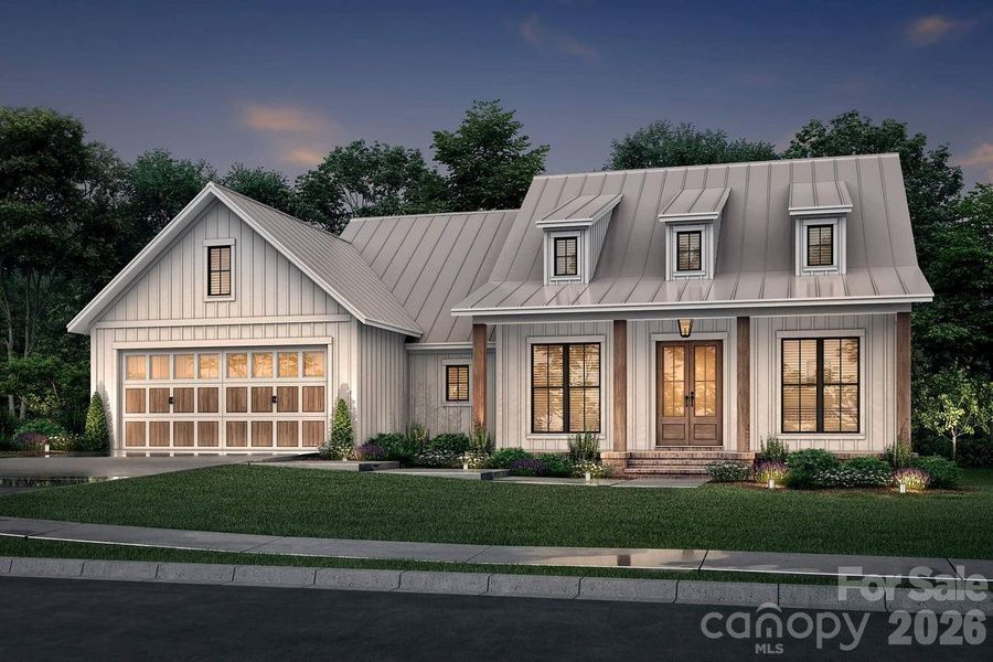 Front exterior of a new home in , Mooresville, NC, highlighting curb appeal (Image 22).