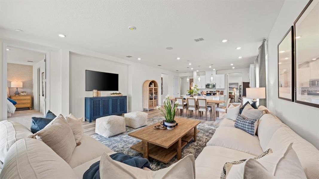 Furnished interior view inside a new home in Timber Ridge, Plant City (Image 37).