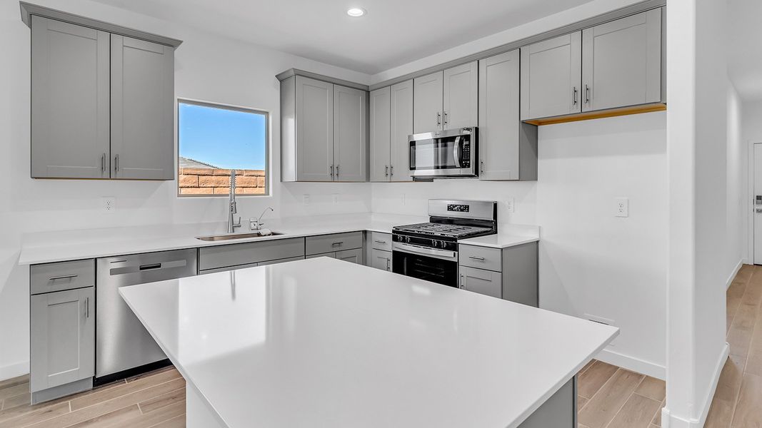 Representative furnished interior of a home built from the Parker by D.R. Horton in The Oasis at Rocking K, Vail (Image 7).
