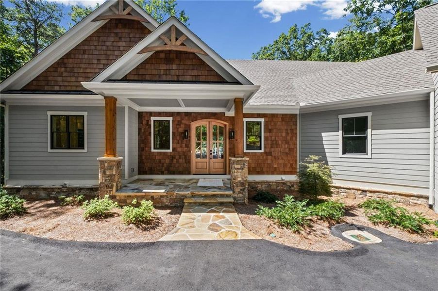 Front exterior of a new home in , Jasper, GA, highlighting curb appeal (Image 1). Front exterior of a new home in , Jasper, GA, highlighting curb appeal (Image 1).