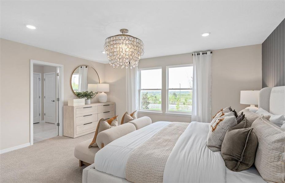 Furnished interior view inside a new home in Winding Meadows, Apopka (Image 17).