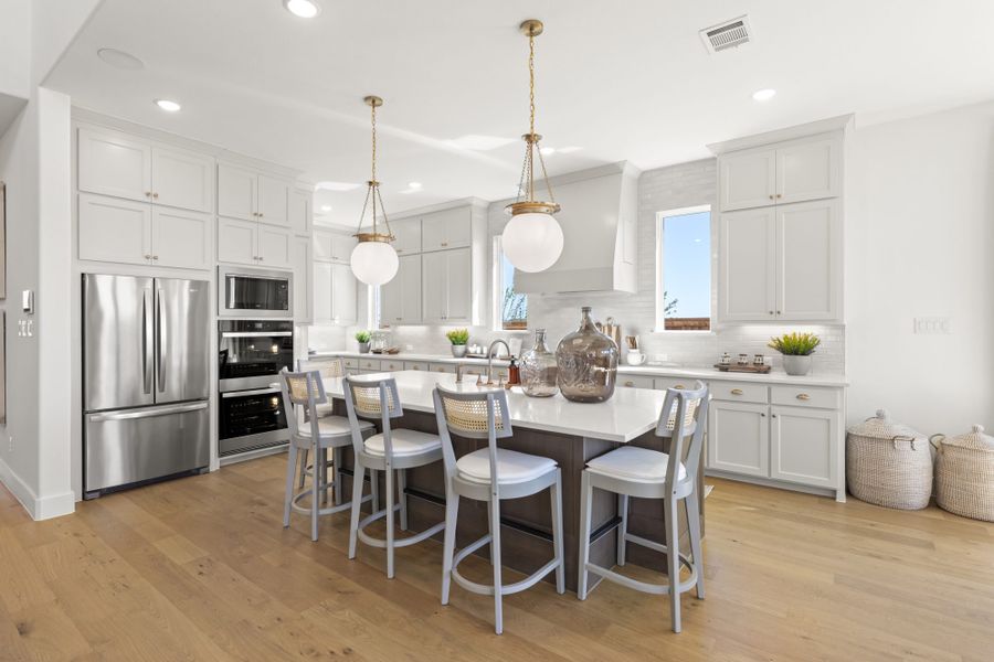 Representative furnished interior of a home built from the 6051 by Tradition Homes in StarView, Prosper (Image 18).